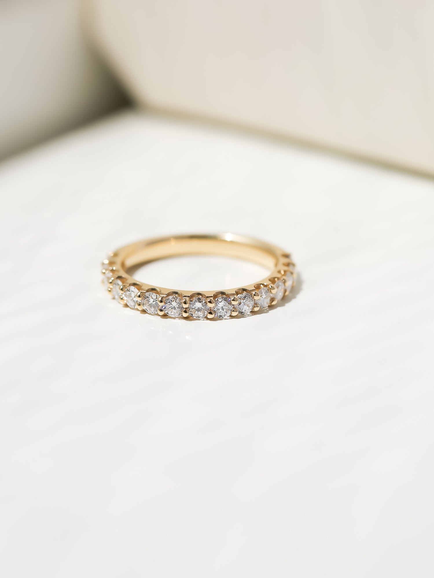 0.9 Carat Lab Grown Diamond U-Prong Ring