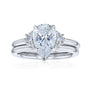 2.2 Carat Lab Grown Diamond Pear Dulce Bridal Set in White Gold