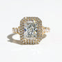Lab Grown Diamond Double Halo Seoul Ring
