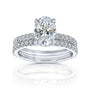 2.6 Carat Lab Grown Diamond Ori Bridal Set in White Gold