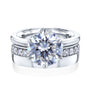 3.5 Carat Lab Grown Diamond Dorado Bridal Set in White Gold