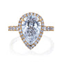 3.4 Carat Lab Grown Diamond Paige Ring in Yellow Gold