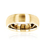 6mm Domed Satin Gold Kris Ring