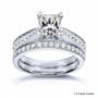 1.8 Carat Moissanite Princess Sophie Bridal Set
