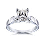 0.9 Carat Moissanite Solitaire Princess Vanessa Ring