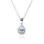 1 Carat Moissanite Solitaire Pear Kaori Necklace