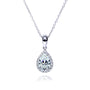 1.6 Carat Moissanite Pear Kaori Necklace