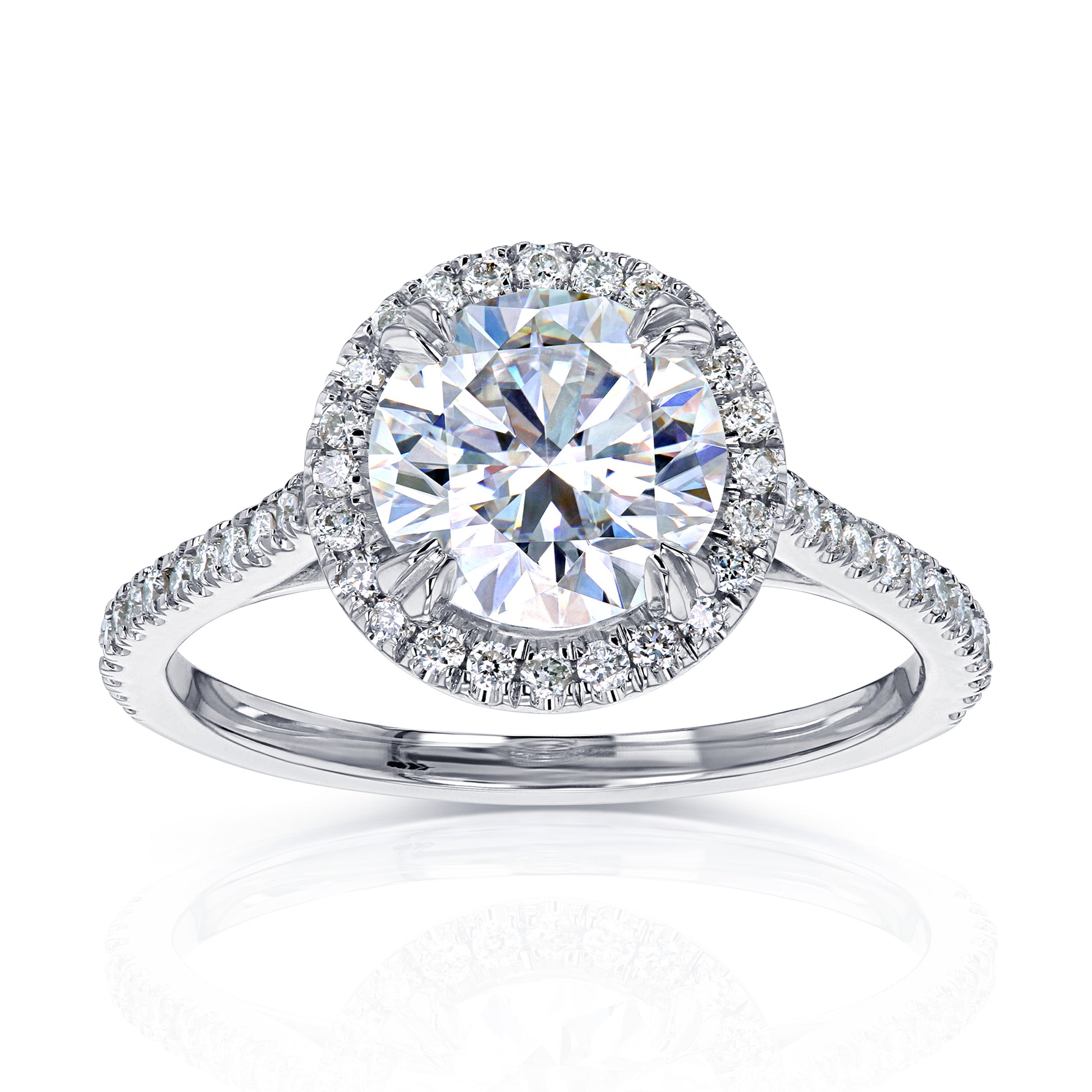 7.5 mm Moissanite Round Original Ring