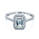2 Carat Moissanite Emerald Original Ring