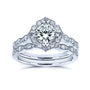 1.5 Carat Moissanite Jasmine Bridal Set