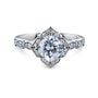 1.3 Carat Moissanite Jasmine Ring