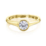 0.5 Carat Moissanite Round Berlin Ring