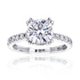 2.45 Carat Moissanite Cushion Madison Ring
