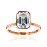 2.5 Carat Lab Grown Diamond Posh Emerald Ring
