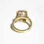 Kobelli Large Radiant Double Halo Engagement Ring