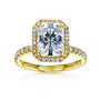 3.2 Carat Moissanite Renee Ring in Yellow Gold