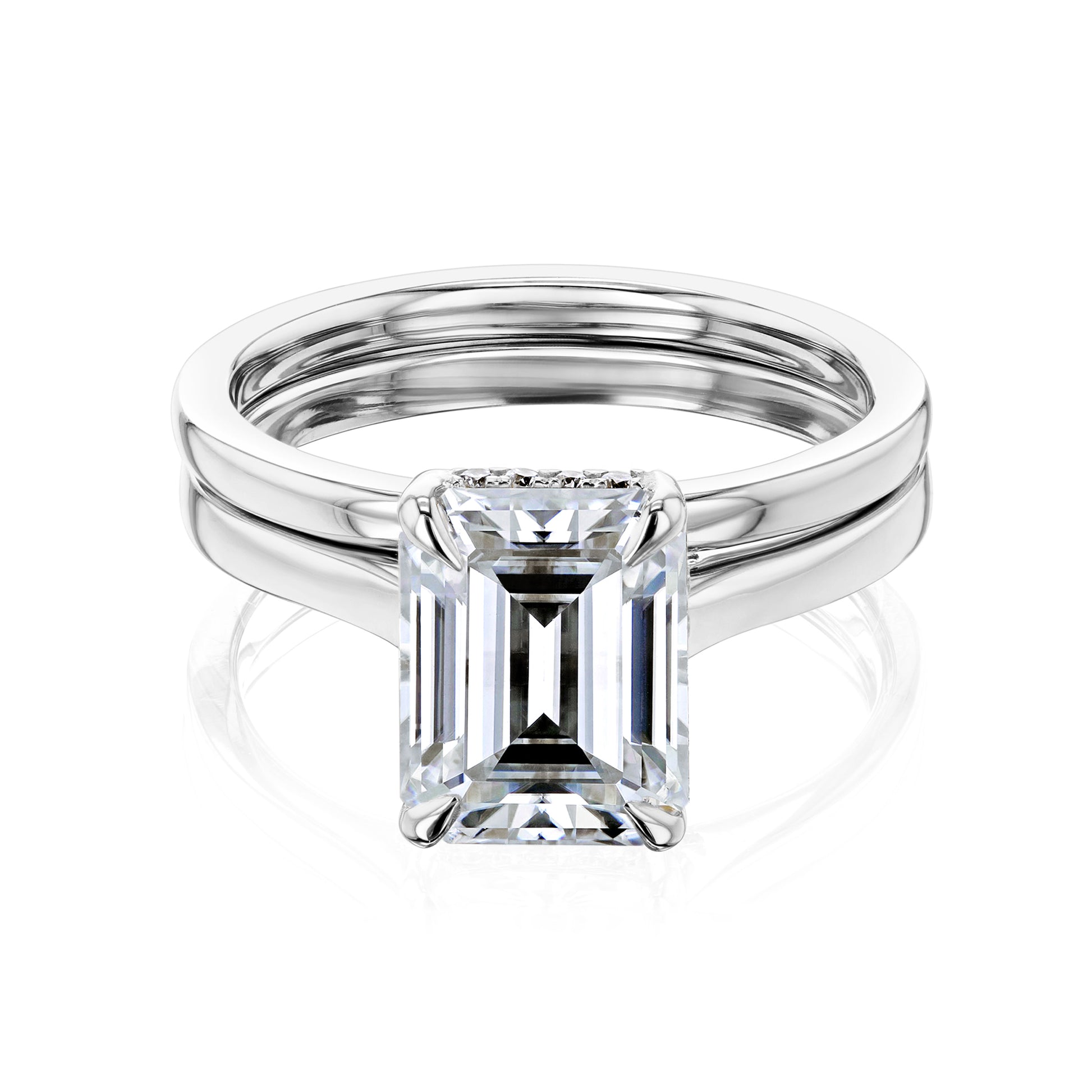 2.6 Carat Moissanite Erin Bridal Set