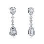 1.47 Carat Natural Diamond Bullet Dangles