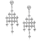 Kobelli Diamond Earrings 4 1/3ct.tw 14k White Gold 14087X