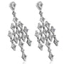 Kobelli Diamond Earrings 4 1/3ct.tw 14k White Gold 14087X