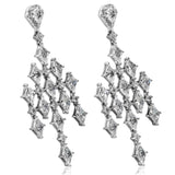 Kobelli Diamond Earrings 4 1/3ct.tw 14k White Gold 14087X