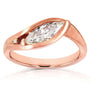 Kobelli Marquise Cut Bezel Diamond Ring 1 Carat in 14k Rose Gold (Certified FG/VS)