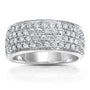 1 Carat Natural Diamond Wide Pavé Ring