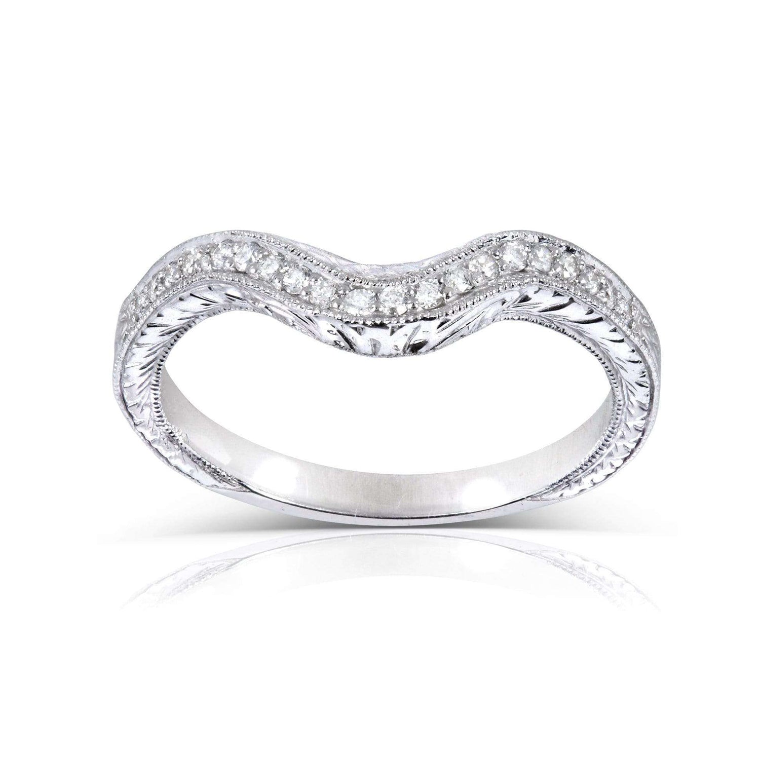 Natural Diamond Antique Shadow Ring