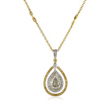 Kobelli Pear Diamond Necklace