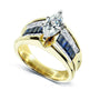 2.75 Carat Natural Diamond Biltmore Ring