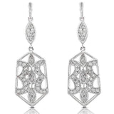 Kobelli Diamond Earrings 1/2 Carat (ctw) in 14k White Gold 51141X