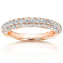 Kobelli Diamond Wedding Band 1 CTW in 14K Rose Gold