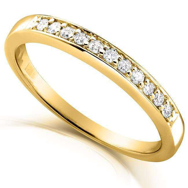 Kobelli Round-cut Diamond Band 1/10 Carat (ctw) in 14k Gold