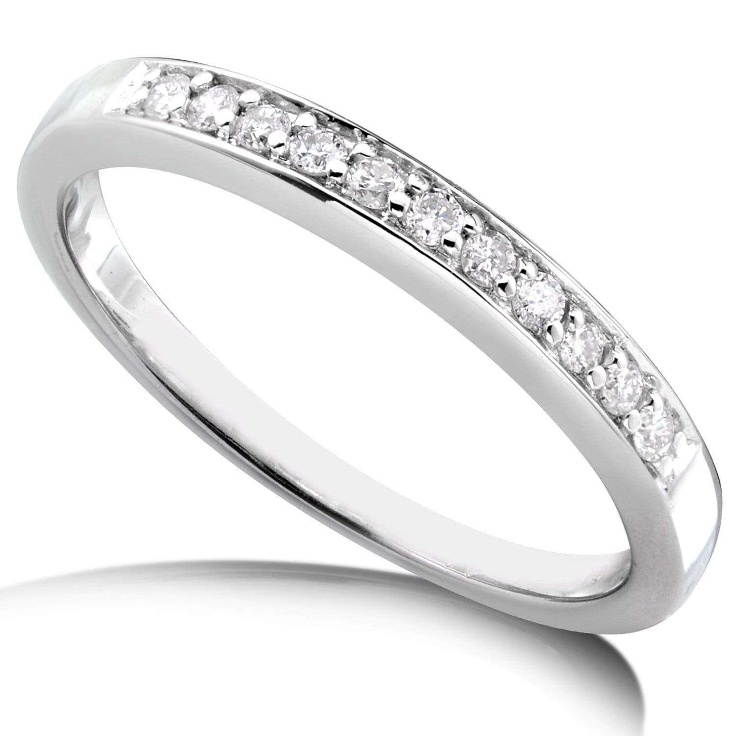 Kobelli Round-cut Diamond Band 1/10 Carat (ctw) in 14k Gold
