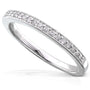 Kobelli Diamond Wedding Ring Milgrain Pave-set Slender Band in 14k Gold