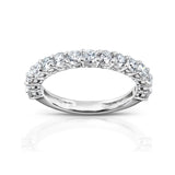 1 Carat Natural Diamond Ridged Ring