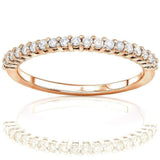 Kobelli One Quarter Carat Lab Grown Diamond Gold Band