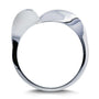 Kobelli Contoured Wedding Band in 14k White Gold (Series 61732)