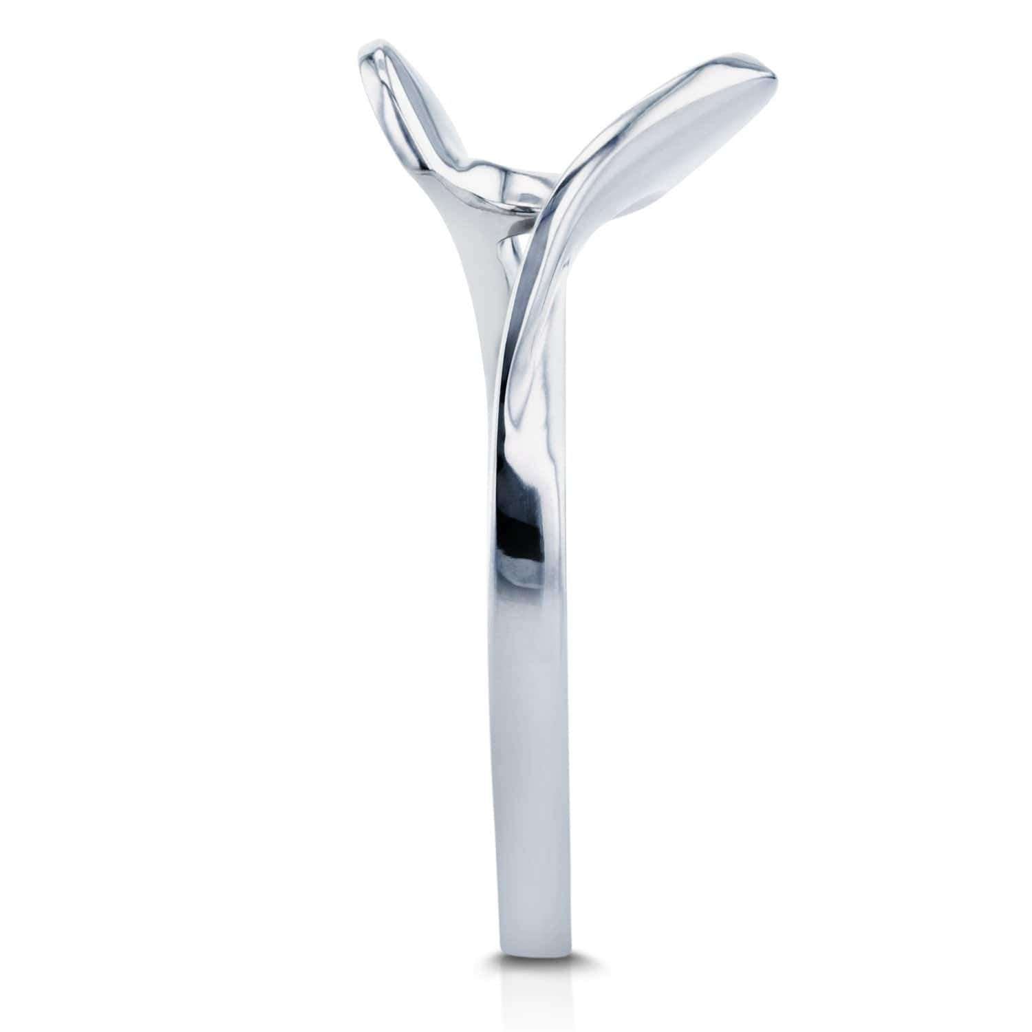 Kobelli Contoured Wedding Band in 14k White Gold (Series 61732)