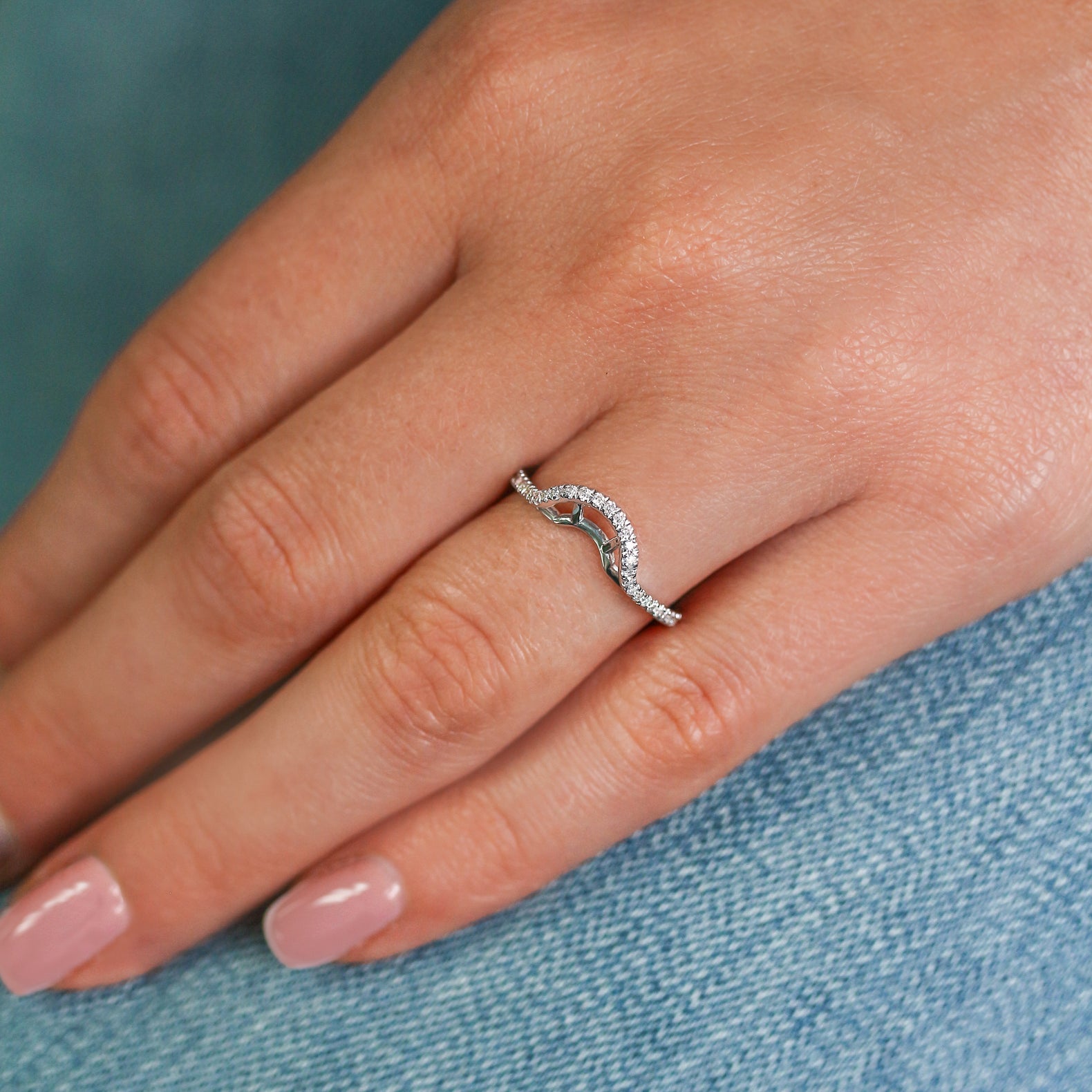 Natural Diamond Shadow Ring - 61762 Series
