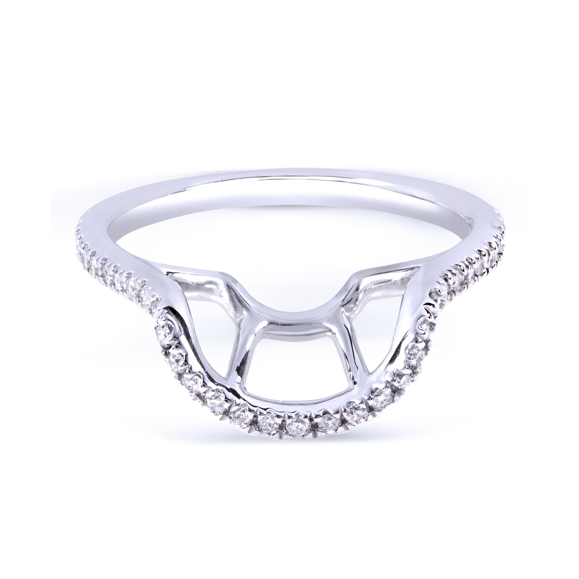 Natural Diamond Shadow Ring - 61764 Series