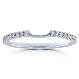 Kobelli Lab Grown Diamond Notched Shadow Wedding Band 1/8 CTW (DEF/VS) LG61765D2/4.5W