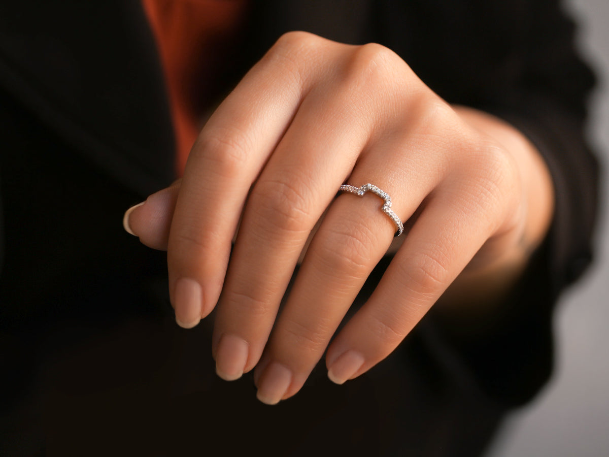 sample of the ring on a hand