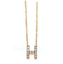 Kobelli Small A-Z Letter Diamond Pendant Gold 61787/H