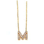 Kobelli Small A-Z Letter Diamond Pendant Gold 61787/M