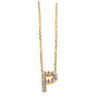 Kobelli Small A-Z Letter Diamond Pendant Gold 61787/P