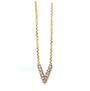 Kobelli Small A-Z Letter Diamond Pendant Gold 61787/V