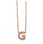Kobelli Small A-Z Letter Diamond Pendant Gold 61788/G