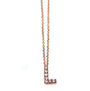 Kobelli Small A-Z Letter Diamond Pendant Gold 61788/L