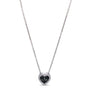 0.4 Carat Black Diamond Heart Necklace